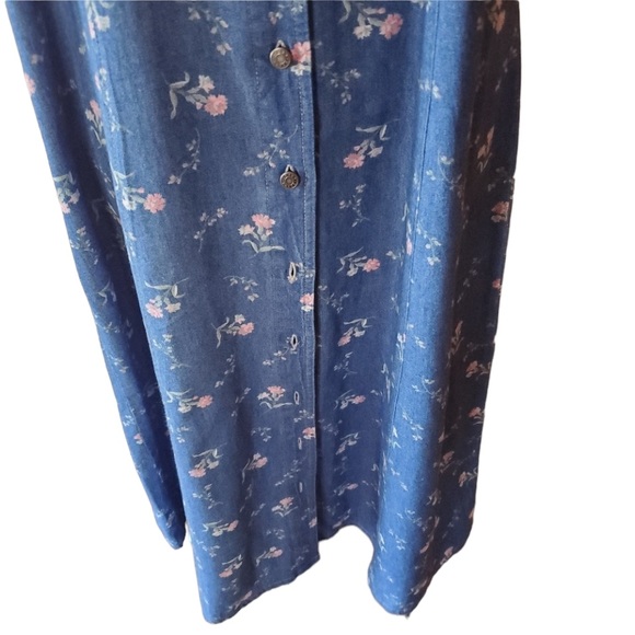 Vintage Crazy Horse‎ Chambray Floral Dress - Picture 3 of 7